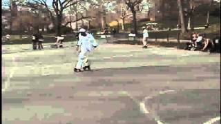 Skate Chuck side shuffle Central Park Skaters [upl. by Schweitzer]