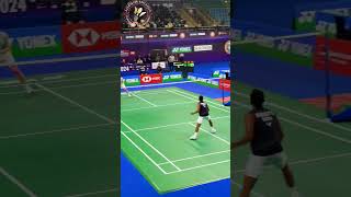 What a Smash 😱😮🔥❤bwf badmintonlovers badminton india indonesia england europe sports trend [upl. by Nnayram]