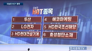 두산 HD현대건설기계 HD한국조선해양 오전장 핫이슈 종목 전략 [upl. by Burnard819]