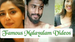 Latest Malayalam tiktok videos famous Malayalam songs [upl. by Anaejer]