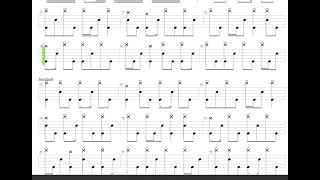 Spasm  Meshuggah  Drum only  Drum tab [upl. by Ledda]