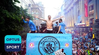 TREBLE WINNERS  Manchester Citys full champions parade [upl. by Ester]