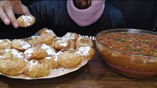 ASMR Pani Puri Eating Full Spicy  Spicy Eating Challenge asmr mukbang bhfyp relaxing food [upl. by Annoed425]