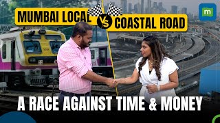 Mumbai Local vs Coastal Road from Bandra Bandstand to Marine Drive  Time amp Money Comparison [upl. by Pasadis]