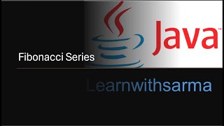 Solving Fibonacci Series code  Java  Programming [upl. by Arabrab]