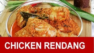 Chicken Rendang  How to cook in 4 easy steps [upl. by Lew]