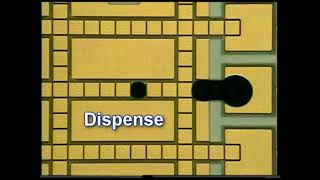 Digital Microfluidics  Electrowetting Droplet Operations accelerated [upl. by Adev]