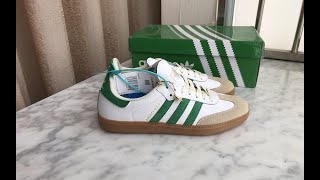 Adidas Sporty amp Rich x Samba OG White Green Review [upl. by Salomi]