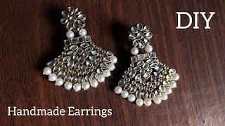 Earrings Making At Home ❤️ tutorial diyearrings youtube handmadejewelry [upl. by Ciapha28]