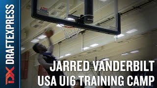 Jarred Vanderbilt 2015 USA U16 Training Camp Footage  DraftExpress [upl. by Eelarual]