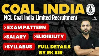 Coal India Recruitment 2024 Form Fill Up  Syllabus Exam Pattern Eligibility amp Salary All Details [upl. by Eiuqcaj]