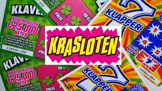 KRASLOTEN 8 KLAVERTJE 4 HOEVEEL GEWONNEN [upl. by Katlin]