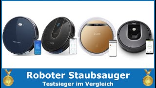 Die besten Roboter Staubsauger TOP 5 2024 🥇 Testsieger im Vergleich iRobot Tesvor ZACO etc [upl. by Conias]