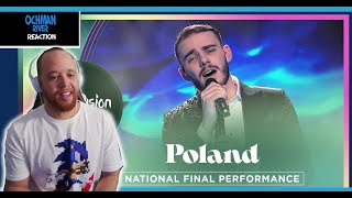 Ochman  River  Poland 🇵🇱  National Final Performance  Eurovision 2022 Reaction [upl. by Villiers]