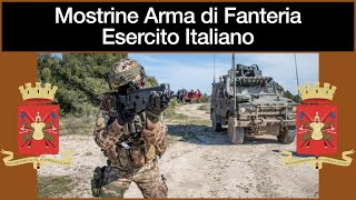 Mostrine Arma di Fanteria Esercito Italiano [upl. by Lorimer]