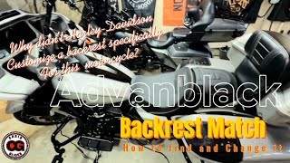 How to find amp install backrest for 2023 HarleyDavidson CVO Road or Street Glide for Dark Platinum [upl. by Acquah215]