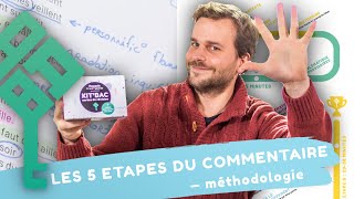 Les 5 étapes du commentaire composé   Bac de français 2025 [upl. by Lilly403]