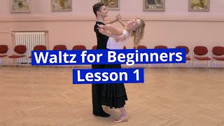 Waltz for Beginners Lesson 1  Box Step Closed Change [upl. by Kassey]