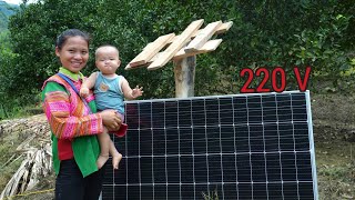 Installing a Solar Power System for the Farm amp Harvesting Natural Cucumbers  Ly Tieu Ca [upl. by Arreis253]