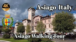 Asiago Veneto italy Walking Tour 4k HDR 60 [upl. by Valenka]