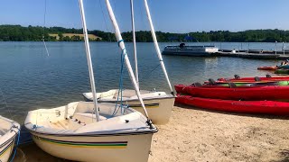 Marsh Creek State Park DrivingWalking Tour Chester County Downingtown PA [upl. by Enom123]