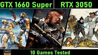 1660 Super Vs 3050 Benchmark In 1440p Gtx 1660 Super Vs Rtx 3050 Video [upl. by Sedinoel]