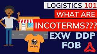 What are EXW FOB DDP Incoterms  Global Logistics Explained 2021 [upl. by Chaudoin]