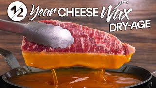 I DryAged steaks in CHEESE WAX for 12 yr and ate it [upl. by Xanthus277]