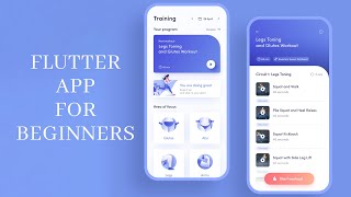 Flutter App Development Tutorial for Beginners iOS  Android  Complex UI  Training App GetX [upl. by Idram554]