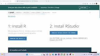 How to DownloadInstall R and R studio [upl. by Freida587]