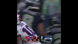 Khalil Shakir catches for a 16yard Gain vs Seattle Seahawks [upl. by Schaaff]