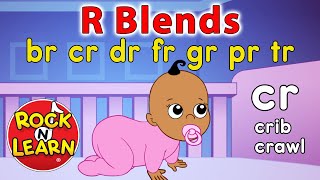 Beginning Consonant Blends with R  Learn to Read br cr dr fr gr pr tr  Rock ’N Learn [upl. by Bushweller]