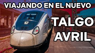 Así es un viaje en el TALGO AVRIL  Simulación comercial del AVE S106 [upl. by Swanson792]