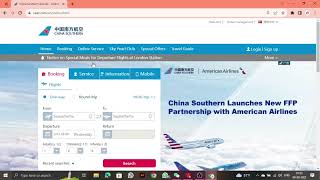 how to check airlines tickets  china southern airlinesCZ 2023 [upl. by Trevlac]