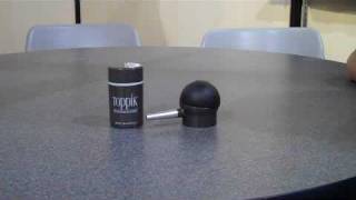 Toppik Spray Applicator HowTo [upl. by Ellivro137]