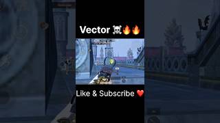 Vector 😱🔥 Is Op ☠️ shorts shortsvideo bgmi pubgmobile iconicgaminglive ☠️☠️ [upl. by Nnylaj]