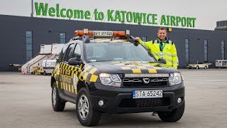 Inspekcja pola ruchu naziemnego Katowice Airport  VlogKTW 6 [upl. by Quintana]