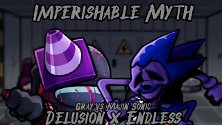 FNF Mix  Imperishable Myth  Delusion x Endless Gray vs Majin Sonic [upl. by Nedra]