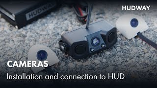 Installing rear view and side view cameras  HUDWAY Drive [upl. by Nylhtak713]