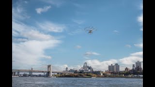 Volocopters 2X eVTOL aircraft completes first test flight in New York City [upl. by Aubrette214]