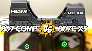 Holosun 507 Comp vs 507C Full Comparison Choose The Right Red Dot [upl. by Dorotea]