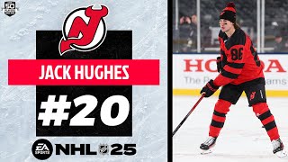 20 Jack Hughes  2024s Top 50 Players Right Now [upl. by Onairpic]