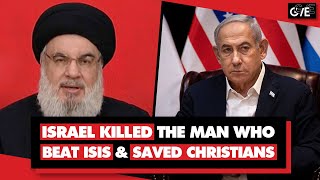 Hezbollah leader Nasrallah defeated ISIS protected Lebanons Christians fought Israeli colonialism [upl. by Karlise]