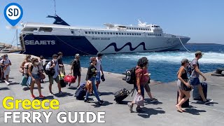 Greece Ferries  Tickets Routes Ports Boarding Seating amp Luggage [upl. by Kristi]