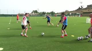 Excellent Possesion Drills 2 v 2  1  Finishing on Small Goals  Middlesbrough FC [upl. by Nadeau856]