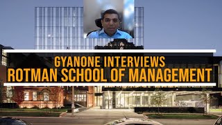 Rotman MBA Admissions  Rotman Scholarships  Interview with Rotman MBA Admissions Director [upl. by Levey31]