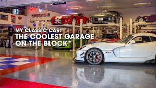 My Classic Cars RACEDECK Coolest Garage Segment  Garage Flooring Review  Shop Tour [upl. by Kincaid]