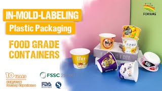 250ml IML Food Packaging Plastic Contaienr Manufacturer [upl. by Gelasias]