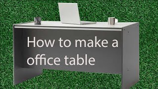 How to make a office table material by partex board [upl. by Latimore]