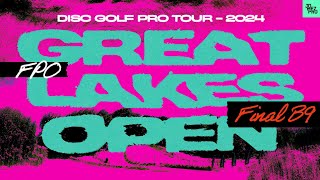 2024 Discraft Great Lakes Open  FPO FINALB9  Handley Tattar Mertsch King  Jomez Disc Golf [upl. by Acinomahs]